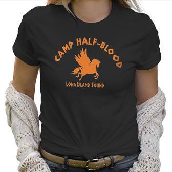 Brisco Brands Camp Half Blood Greek Mythology Ladies Womens Women T-Shirt | Favorety