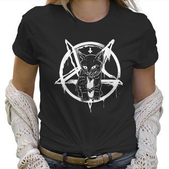 Cat Occult Satanic Lucifer Gift Women Men Women T-Shirt | Favorety CA