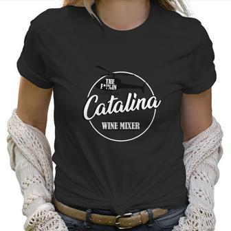 Catalina Wine Mixer Helicopter Women T-Shirt | Favorety