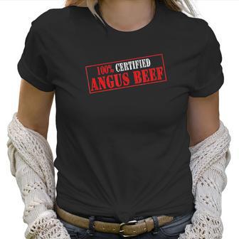 Certified Angus Beef Cattle Vintage Stamp Logo Gift Women T-Shirt | Favorety