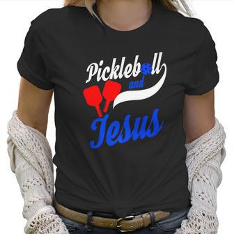 Christian Pickleball Jesus Funny Player Gift Dink Women T-Shirt | Favorety DE