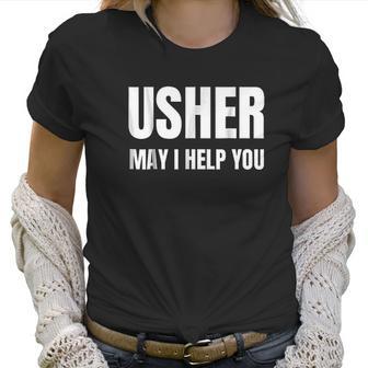 Christian Usher Church Gift Women T-Shirt | Favorety