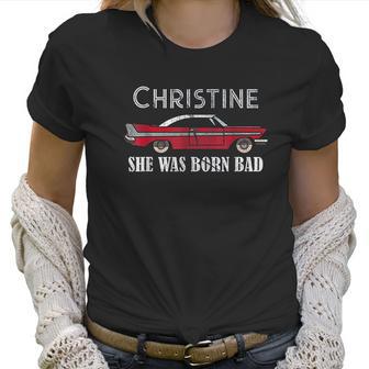 Christine Classic Car Model Lover Automotive Themed Gift Women T-Shirt | Favorety UK