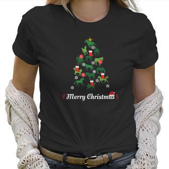 Christmas Horse Lover Foal Colt Filly Gelding Tree Women T-Shirt | Favorety CA