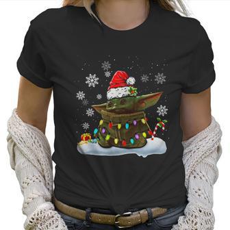 Christmas Santa Baby Yoda Women T-Shirt | Favorety