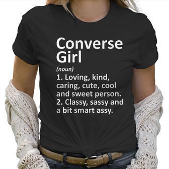 Womens Converse Girl Tx Texas Funny City Home Roots Gift Women T-Shirt | Favorety UK