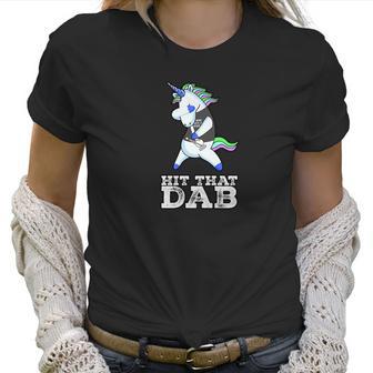 Cool Dabbing Unicorn Bong 4 Jesus Women T-Shirt | Favorety UK