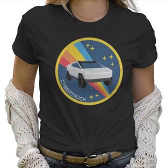 Cybertruck Mission Patch Women T-Shirt | Favorety