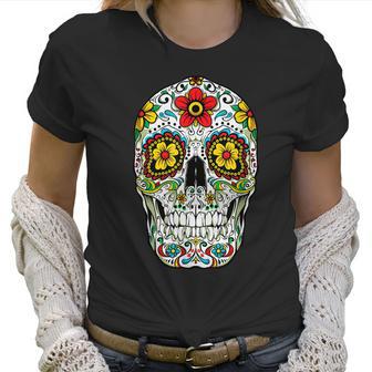 Day Of The Dead Sugar Skull Funny Cinco De Mayo Men Women Men Women T-Shirt Graphic Print Casual Unisex Tee Women T-Shirt | Favorety DE