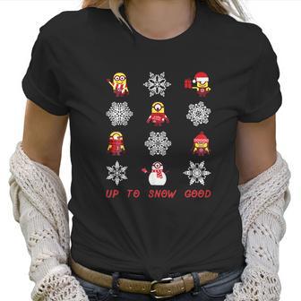 Despicable Me Minions Snowflake Christmas Women T-Shirt | Favorety UK