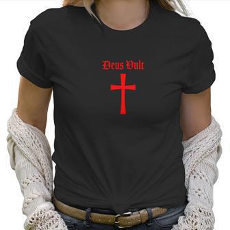 Deus Vult God Wills Crusader Tee Women T-Shirt | Favorety UK