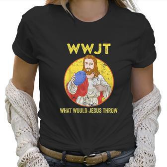 Disc Golf Shirt What Would Jesus Throw Frisbee Golf Women T-Shirt | Favorety DE