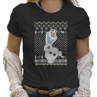 Disney Frozen Olaf Sven Ugly Christmas Sweater T-Shirt Women T-Shirt | Favorety AU