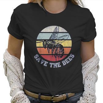 Distressed Honey Bee Lovers Save The Bees Women T-Shirt | Favorety