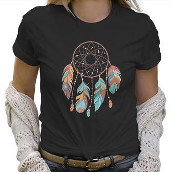 Dream Catcher Native American Feathers Boho Dreamcatcher Women T-Shirt | Favorety CA