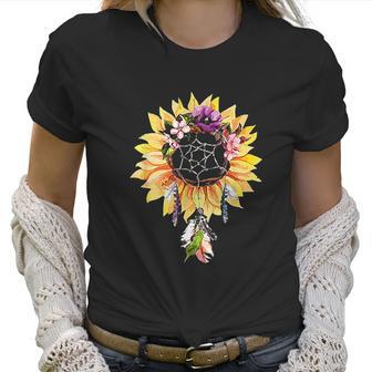 Dream Catcher Sunflower Flower Lover Dreamcatcher Women T-Shirt | Favorety UK