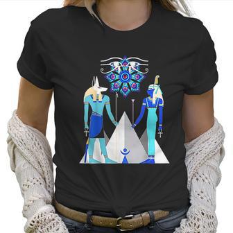 Egyptian God Anubis And Goddess Maat Amen Ra Women T-Shirt | Favorety CA