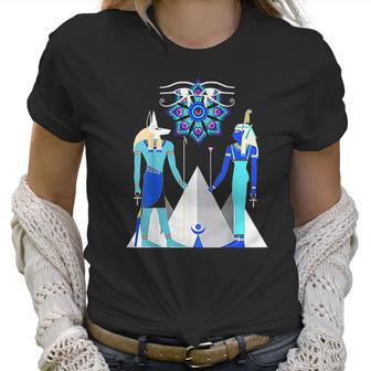 Egyptian God Anubis And Goddess Women T-Shirt | Favorety CA