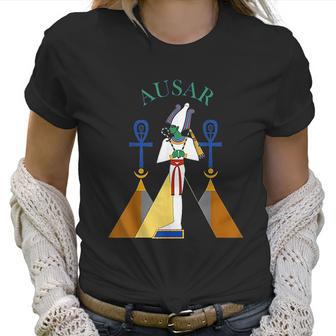 Egyptian God Osiris Ausar Kemet Kemetic Women T-Shirt | Favorety