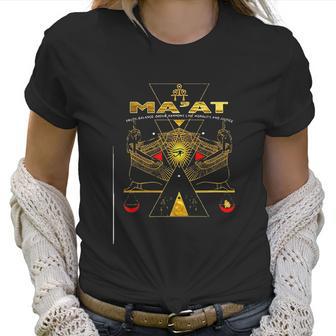 Egyptian Kemetic Goddess Maat Women T-Shirt | Favorety UK