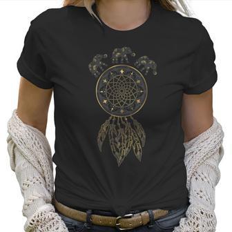 Elephant Dreamcatcher Bohemian Style Women T-Shirt | Favorety UK