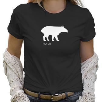 Exmormon Tapir Horse Funny Subtle Exmo Mo No Mo Tee Women T-Shirt | Favorety