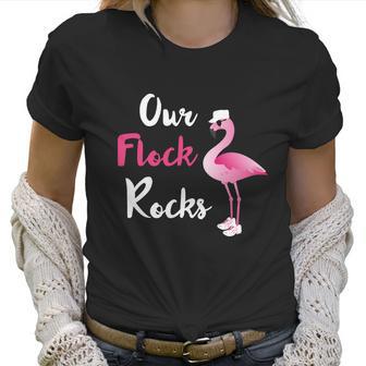 Our Flock Rocks Adorable Flamingo Cruise Christmas Vacation Gift Women T-Shirt | Favorety AU