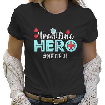 Frontline Hero Med Tech Essential Workers Thank You Nurses Graphic Design Printed Casual Daily Basic Women T-Shirt | Favorety DE