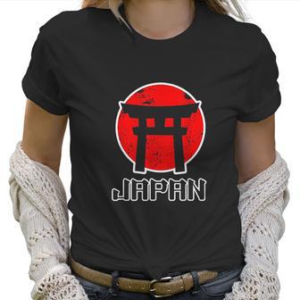 Funny Asia Japan Japanese Gate Torii Flag Women Men Kids Women T-Shirt | Favorety CA