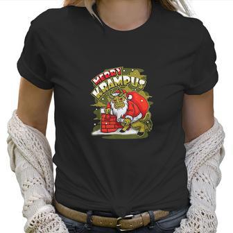 Funny Gift Christmas Merry Krampus Xmas Joke Kids Women Women T-Shirt | Favorety UK