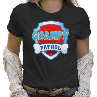 Funny Grampy Patrol Dog Grandpa For Men Women Men Women T-Shirt Graphic Print Casual Unisex Tee Women T-Shirt | Favorety