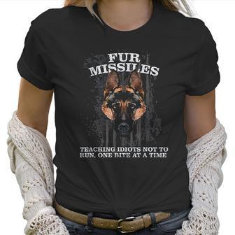 Fur Missle K9 Handler Police Shepherd American Apparel Women T-Shirt | Favorety AU