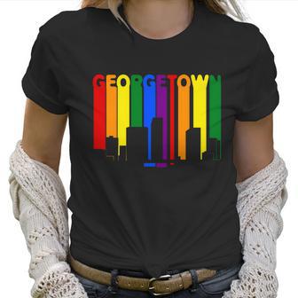 Georgetown Capital Country Lgbt Pride Rainbow Women T-Shirt | Favorety DE