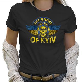 The Ghost Of Kyiv Support Ukraine Free Ukrainian Men Women T-Shirt Graphic Print Casual Unisex Tee Women T-Shirt | Favorety DE