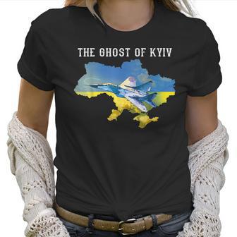 Ghost Of Kyiv Support Ukraine I Stand With Ukraine Lover Men Women T-Shirt Graphic Print Casual Unisex Tee Women T-Shirt | Favorety UK