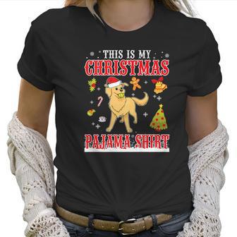 Golden Retriever Snow Gilf This Is My Christmas Pajama Shirt Women T-Shirt | Favorety CA