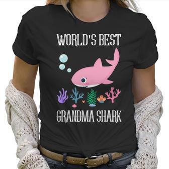 Grandma Gift Worlds Best Grandma Shark Women T-Shirt | Favorety DE