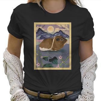 Guinea Pig Art Moonlight Clothes Outfit Gift Women Men Kids Women T-Shirt | Favorety UK