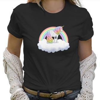 Gypsy Vanner Draft Horse Rainbow Unicorn Women T-Shirt | Favorety UK