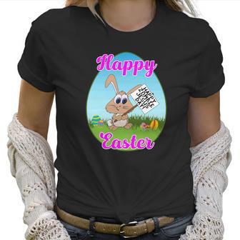 Happy Easter Happy Zombie Jesus Day Bunny Protestor Women T-Shirt | Favorety DE