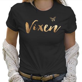 Womens Hotwife Vixen And Butterfly In Gold Women T-Shirt | Favorety AU