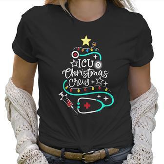 Icu Christmas Crew Intensive Care Women T-Shirt | Favorety CA