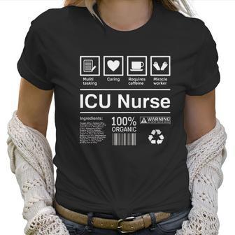 Intensive Care Unit Icu Nurse Funny Nursing Gifts Women T-Shirt | Favorety CA