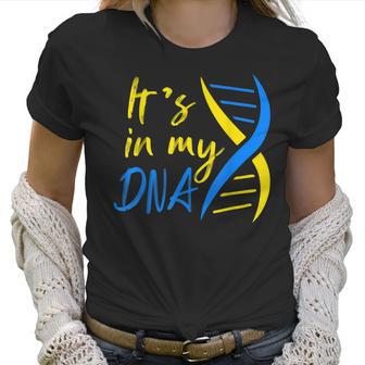 Its In My Dna Support Ukraine I Stand With Ukraine Men Women T-Shirt Graphic Print Casual Unisex Tee Women T-Shirt | Favorety CA