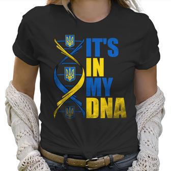 Its In My Dna Ukrainian Support Ukraine Stand With Ukraine Men Women T-Shirt Graphic Print Casual Unisex Tee Women T-Shirt | Favorety DE