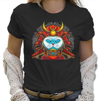 Japanese Persian Samurai Cat I Yoroi For Cat Lovers Cat Mom Women T-Shirt | Favorety DE