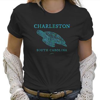 Jcombs Charleston Gliding Sea Turtle Women T-Shirt | Favorety