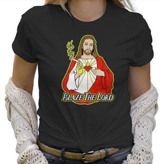 Jesus Blaze The Lord Marijuana Women T-Shirt | Favorety DE