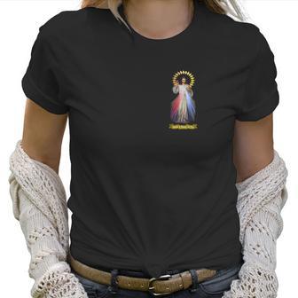 Jesus Divine Mercy Saint Faustina Catholic Prayer 01 Women T-Shirt | Favorety UK