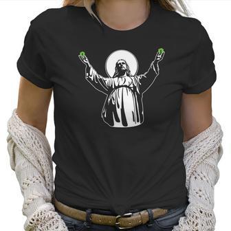 Jesus Neo Cryptocurrency Hodl Digital Blockchain Btc Women T-Shirt | Favorety